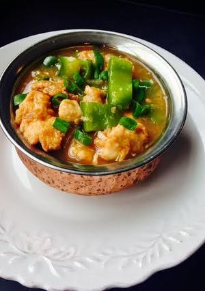 A picture of Chicken Manchurian.