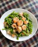 Đậu đũa xào Tôm