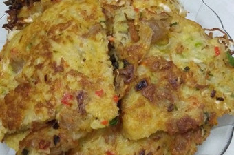 Resep Omelet hot kolbihun with baso yang Lezat