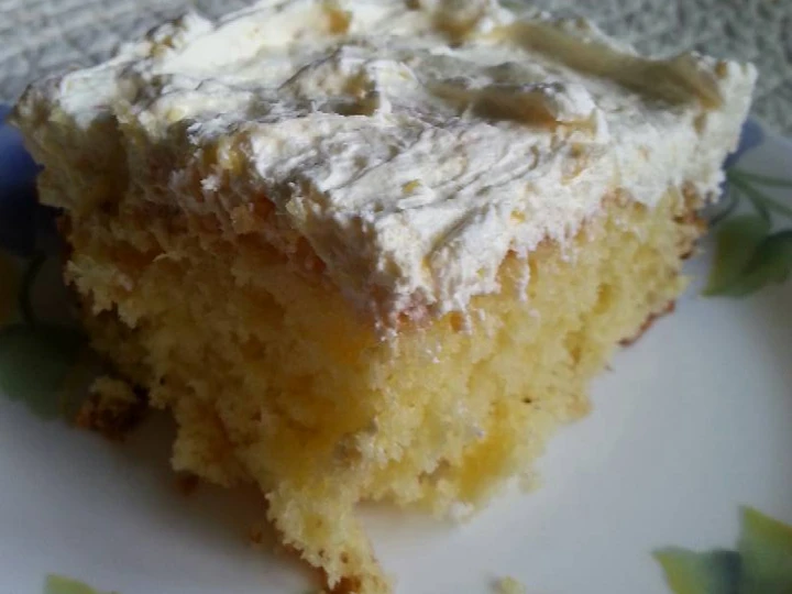 Recipe Pineapple Sunshine Cake which So Delicious