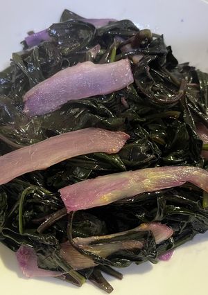 麻油薑片炒紅鳳菜 的食譜成品照片