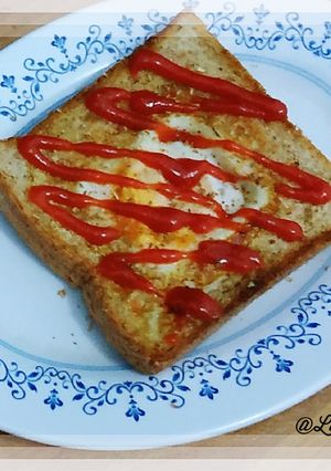 Foto resep Melted Egg & Cheese Bread
