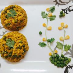 A picture of Matar Paneer Bhurji.