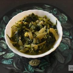 A picture of Palak (spinach) saag recipe.