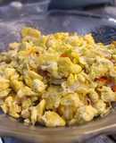 Orak arik telur sambal matah