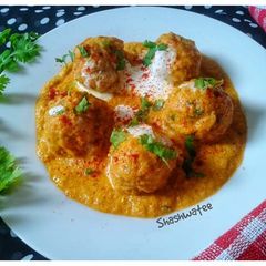 Chicken malai kofta curry A picture of Chicken malai kofta curry.