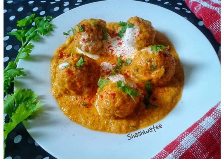 Easiest Way to Prepare Perfect Chicken malai kofta curry
