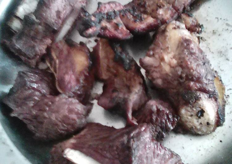 Recipe of Any-night-of-the-week Roasted Meat (nyama choms)