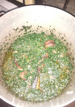 A picture of Vegetable sauce.