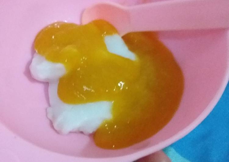 MPASI bubur sumsum kuah mangga