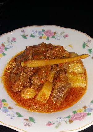 Foto resep Kalio daging tanpa santan