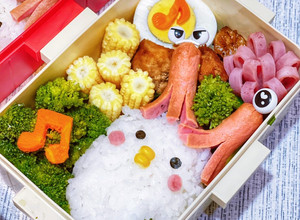 【兒童便當】可愛的小雞主題 的食譜成品照片