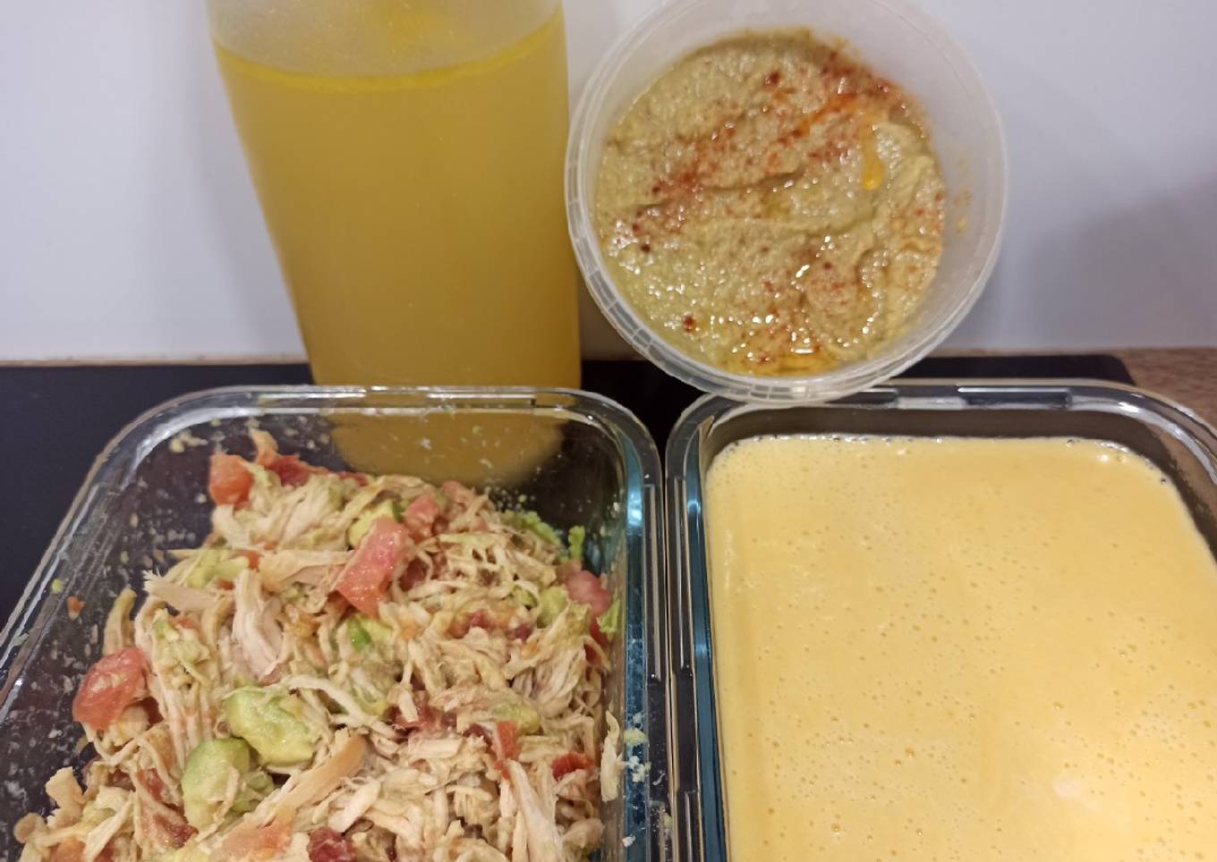 Crockpot: caldo, hummus de lentejas, pollo y crema de calabaza