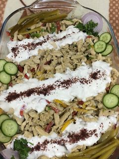 صورة لوصفة شاورما بالصينيه