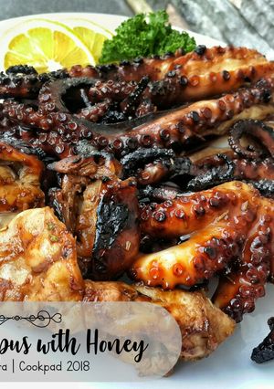 Foto resep Grilled Octopus with Honey