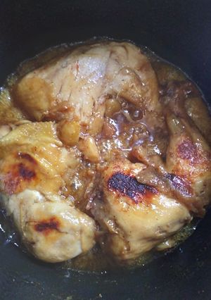 Una foto de Pollo con miel