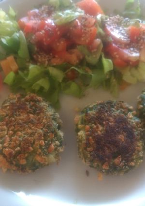 Una foto de Mini hamburguesas de acelga