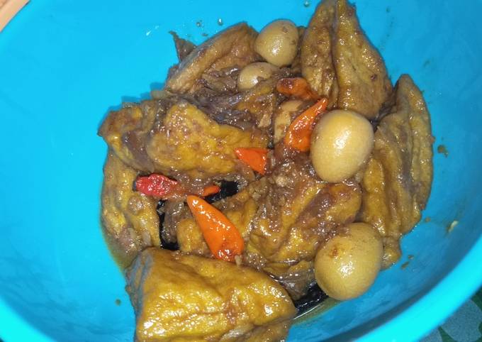 Semur tahu telor puyuh