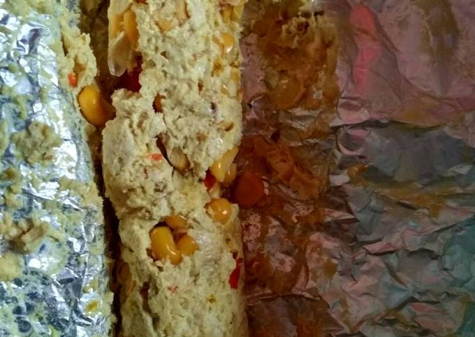 Bagaimana Menyiapkan Pepes tahu putih jagung pipil #bikinramadanberkesan, Bikin Ngiler