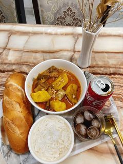 Hình của món Cari vịt.
