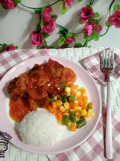 Foto resep Bola Daging Cincang Asam Manis #seninsemangat
