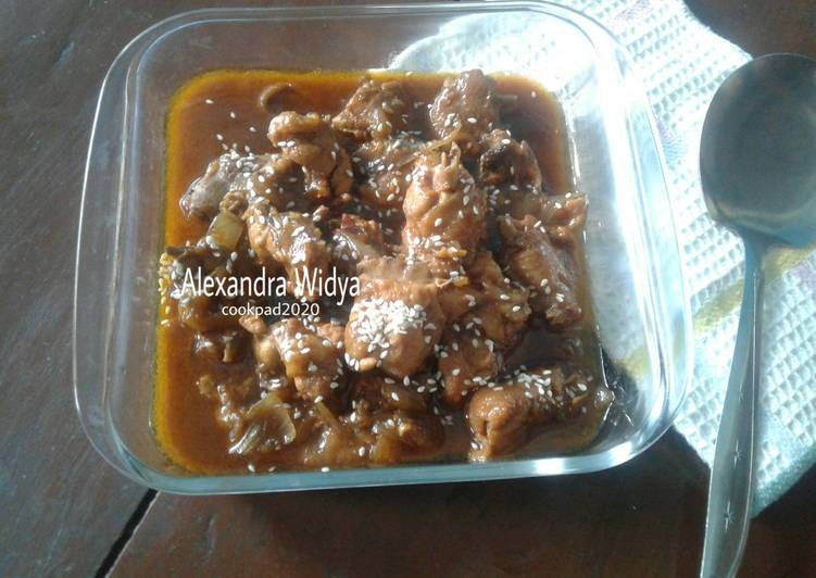 Ayam diTeriyaki eh malah Ngecap