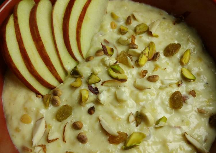 Simple Way to Prepare Homemade Apple kheer