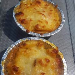 A picture of Baked pasta.