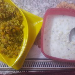 A picture of Corn pulav.