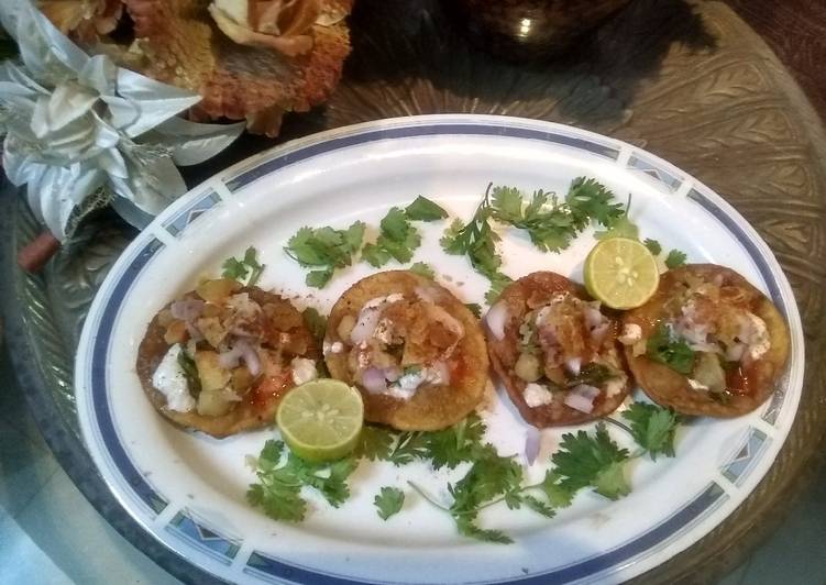 Steps to Prepare Any-night-of-the-week One bite paapri Chaat Cooking Basics for Newbies