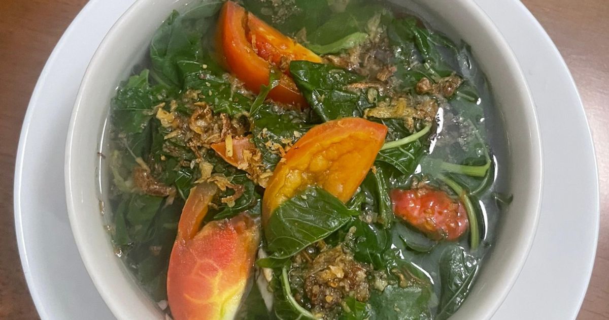Sayur Bening Bayam Tomat