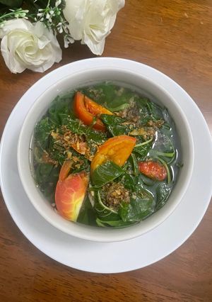 Foto resep Sayur Bening Bayam Tomat