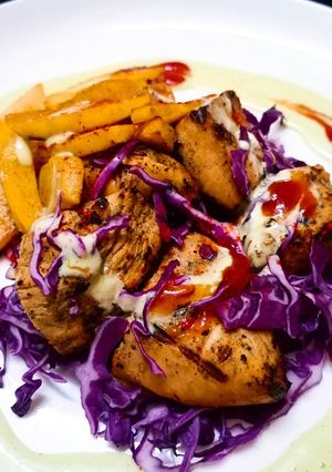A picture of Kali mirch murgh kabab.