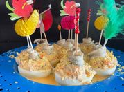 Una foto de gambas con surimi