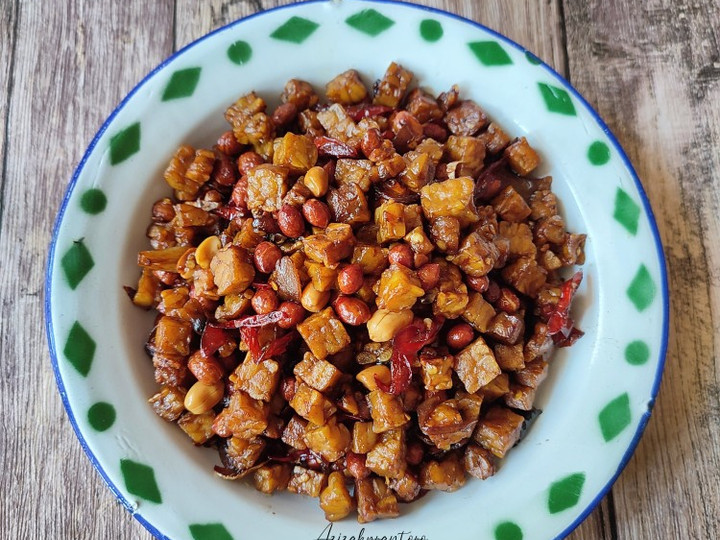 Cara Gampang Membuat Kering tempe kacang Anti Gagal