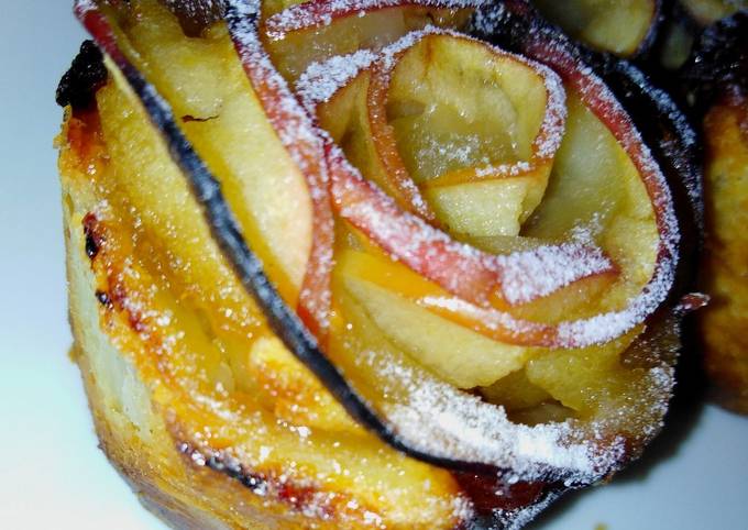 Apple puff roses