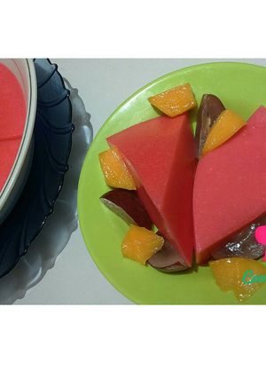 Foto resep Deeppink Puding (tanpa gula, tanpa air)