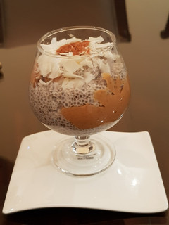 Foto resep Coconut cinnamon chia pudding parfait