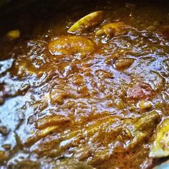 A picture of Spicy egg curry.