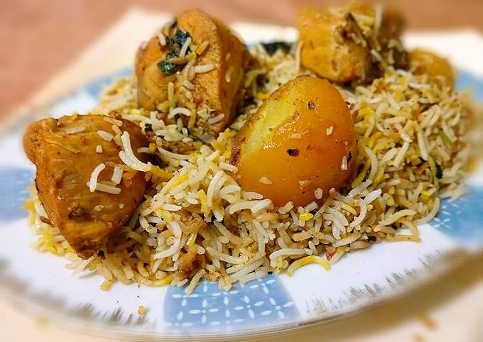 White chicken biryani.ππ