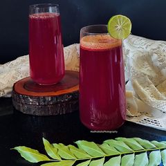 A picture of Beetroot Carrot Juice.