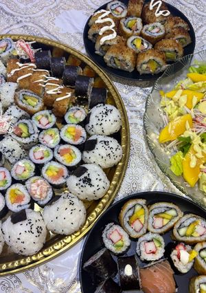 صورة لوصفة سوشي مقلي ((Fried Sushi))