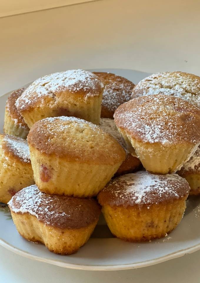 Мафіни з полуничкою