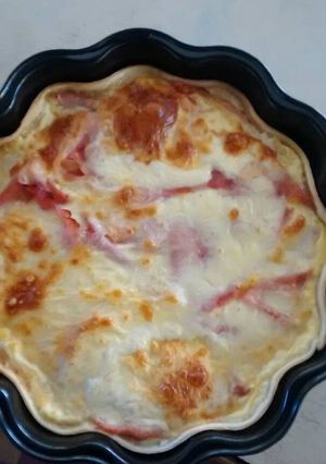 Una foto de Tarta jamon y queso