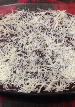 Una foto de Pudín de chocolate con coco