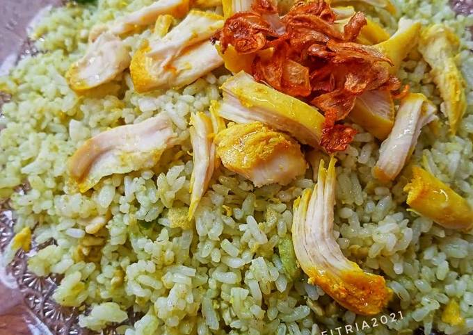 Recipe: Perfect Nasi goreng hijau