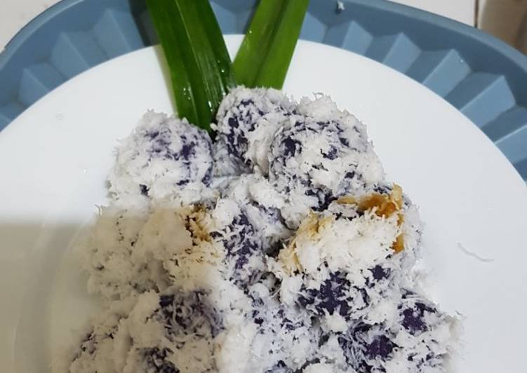 Resep Kelepon ubi ungu yang Lezat