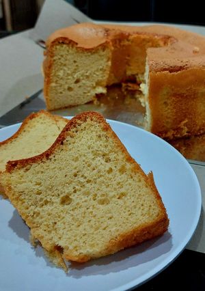 Foto resep Keto Cheesy Chiffon Cake Sugar & Gluten Free #Ketopad