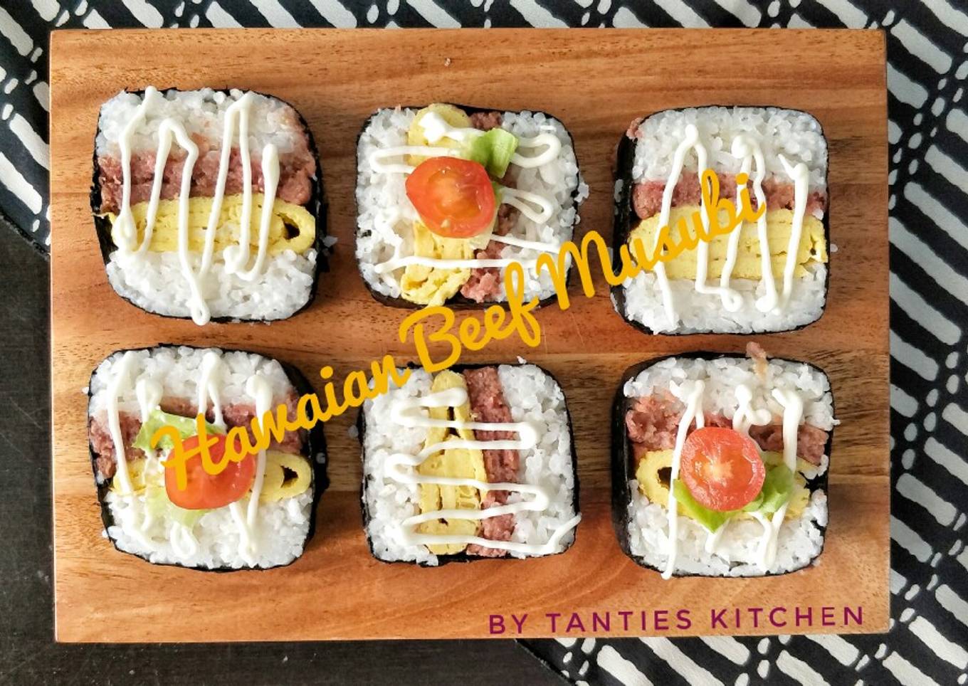 Hawaian Beef Musubi