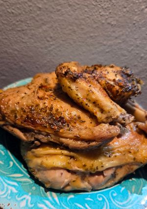 Una foto de Pollo al horno